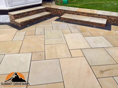 Natural Stone Patio in Bedworth